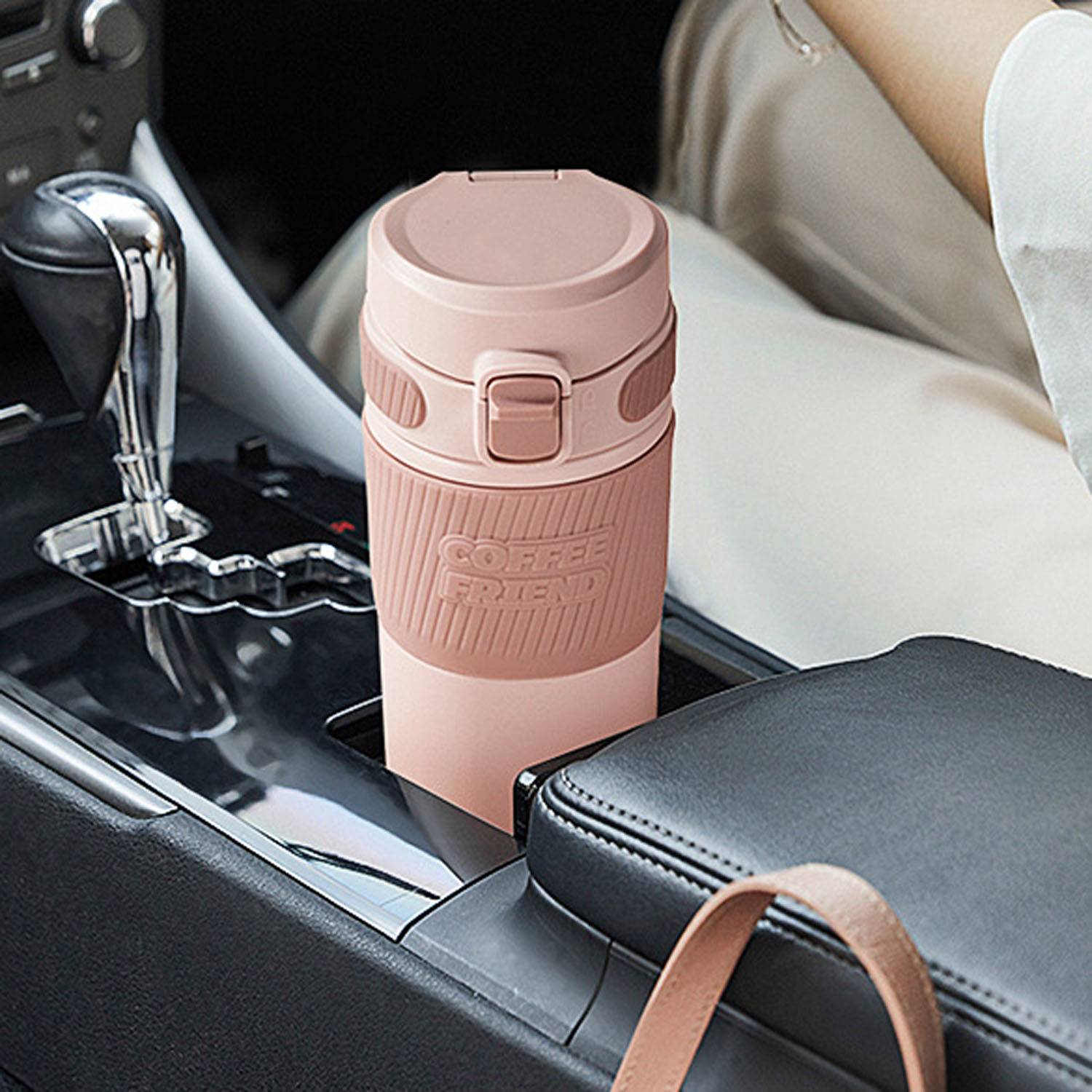 16oz Insulated Stainless Steel Bottle Leakproof Lid, custom water bottle with logo imprint 5
