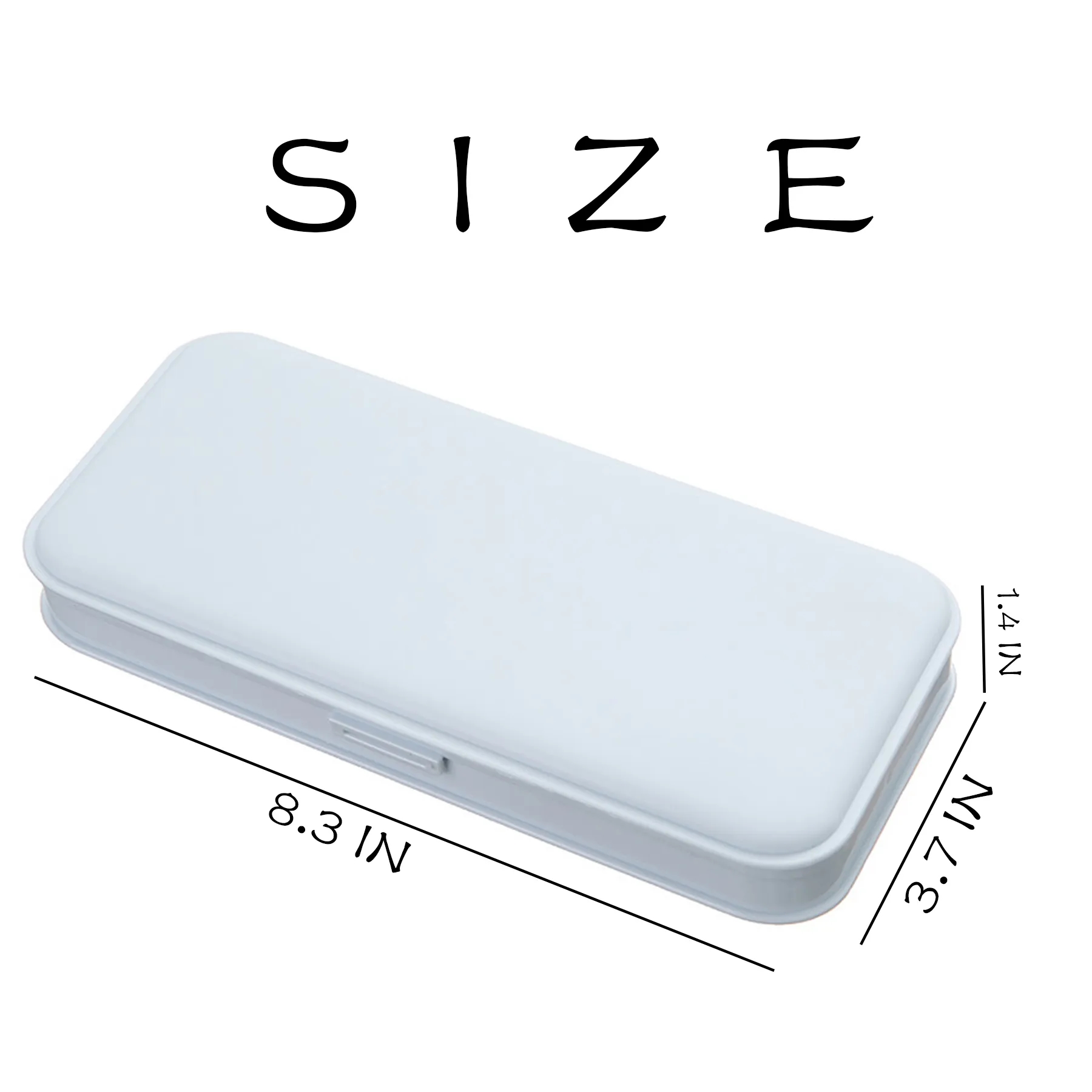 Polypropylene Minimally Divided Storage Pen Case 1