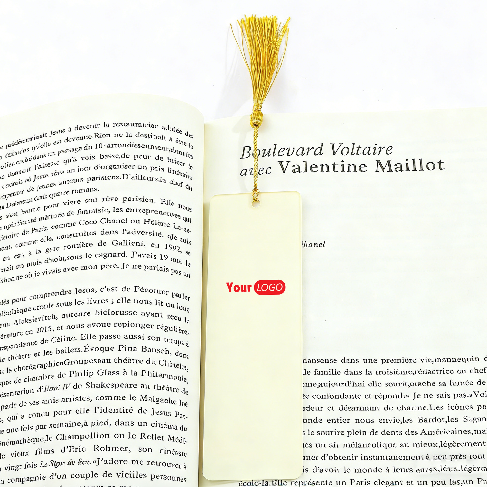 Acrylic Bookmark with Decorative Tassel 2