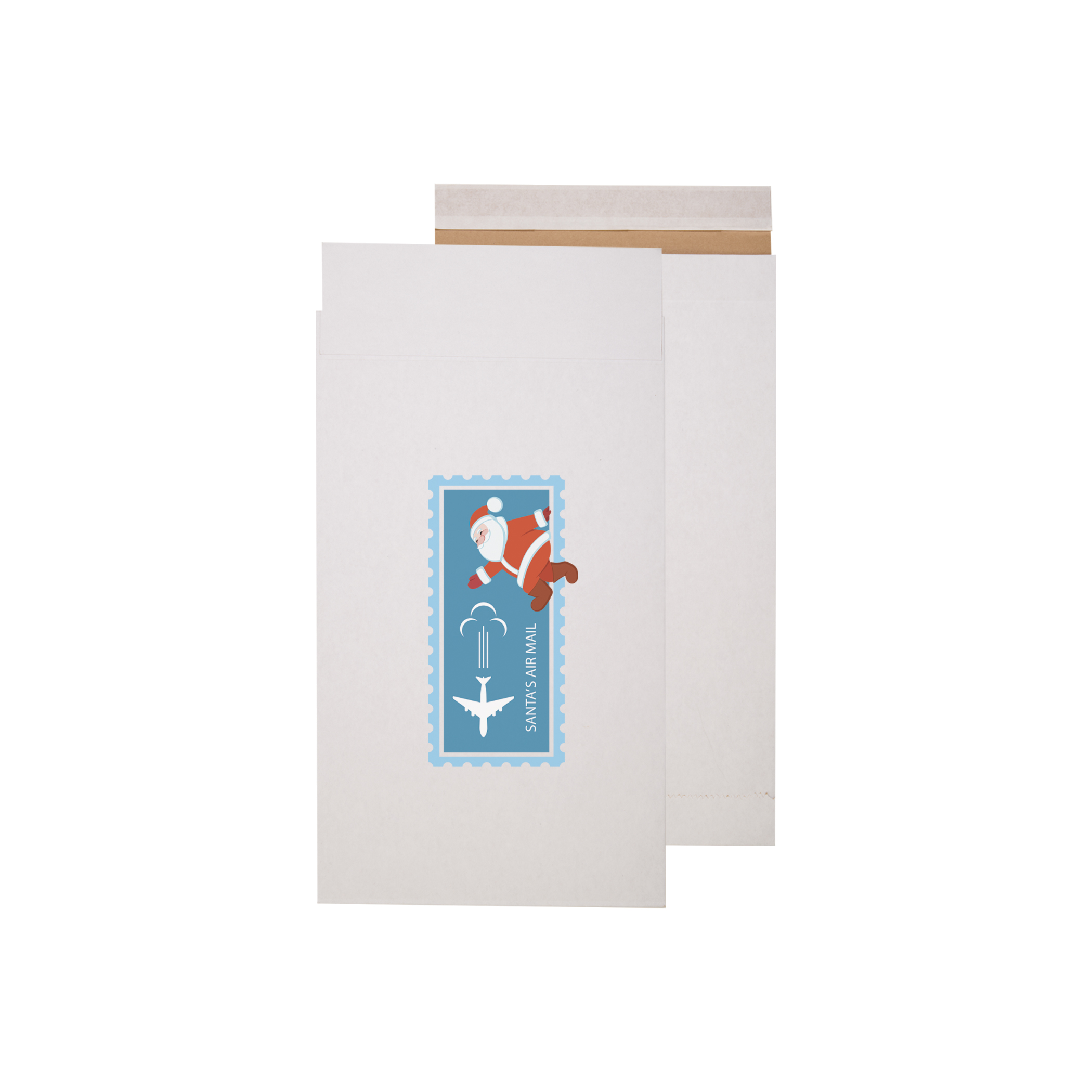 White Kraft Eco Mailer with Peel & Seal Closure 1