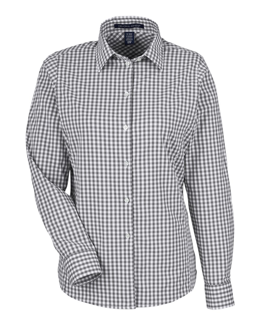 Women's CrownLux Performance® Gingham Dress Shirt - DG536W 10