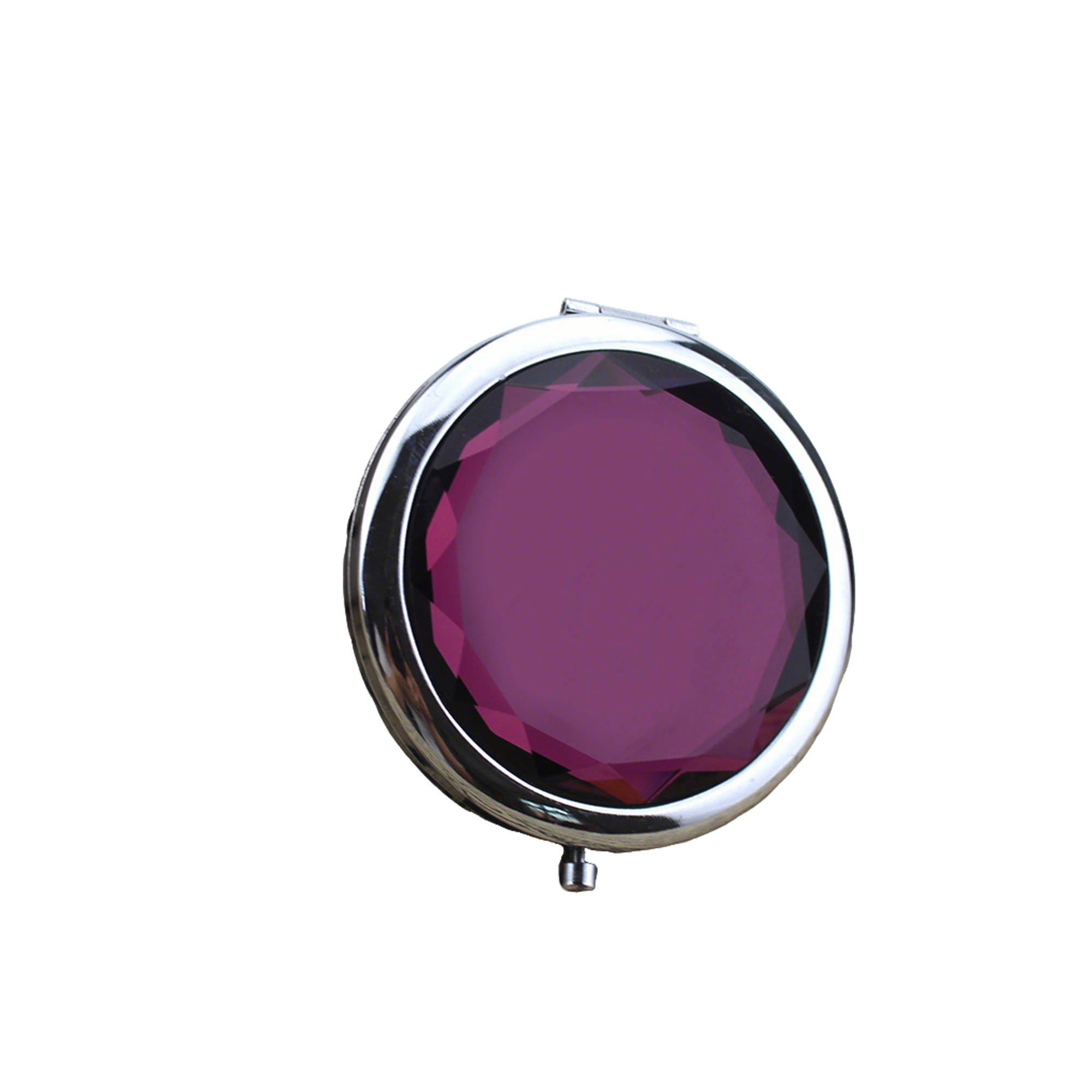 Crystal Folding Vanity Mirror With Dual Magnification 2.8" 12