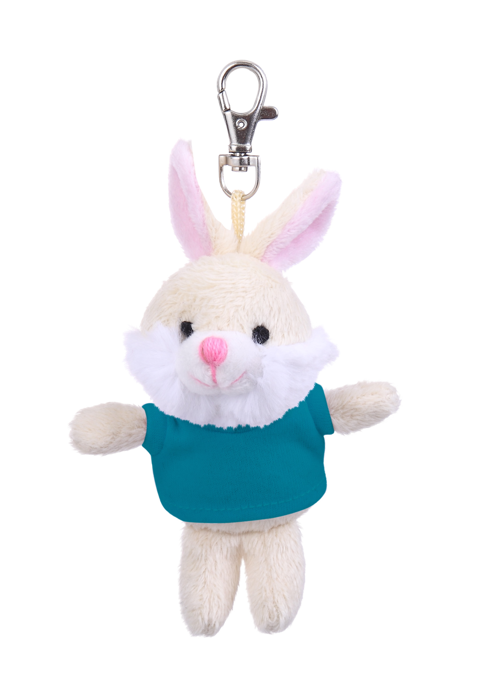 Soft Plush Bunny Keychain with Tee 13