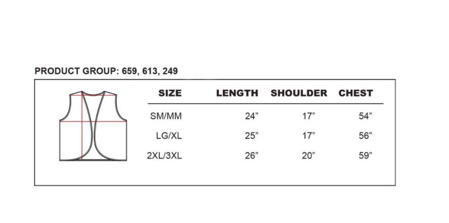 Domestic Made VOLUNTEER Poplin Vest, Fully Sublimated front and back, Available in Every Color 5