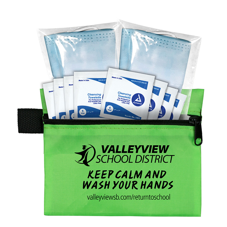 "Titan" Wipe it Down Travel Kit in Zippered Pouch 18