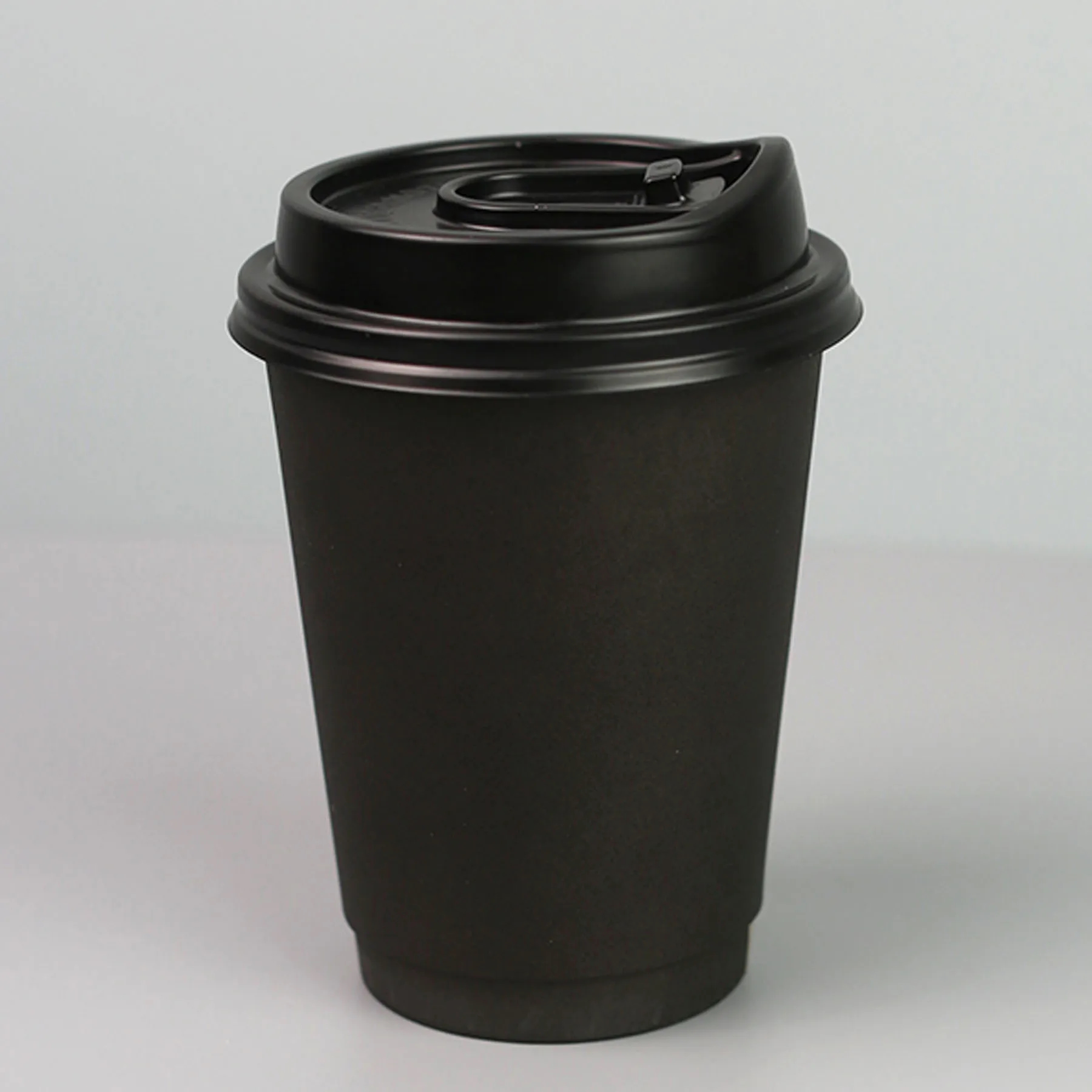 Disposable black paper cup 2