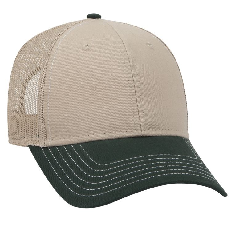 OTTO CAP® 6 Panel Low Profile Mesh Back Trucker Hat 240