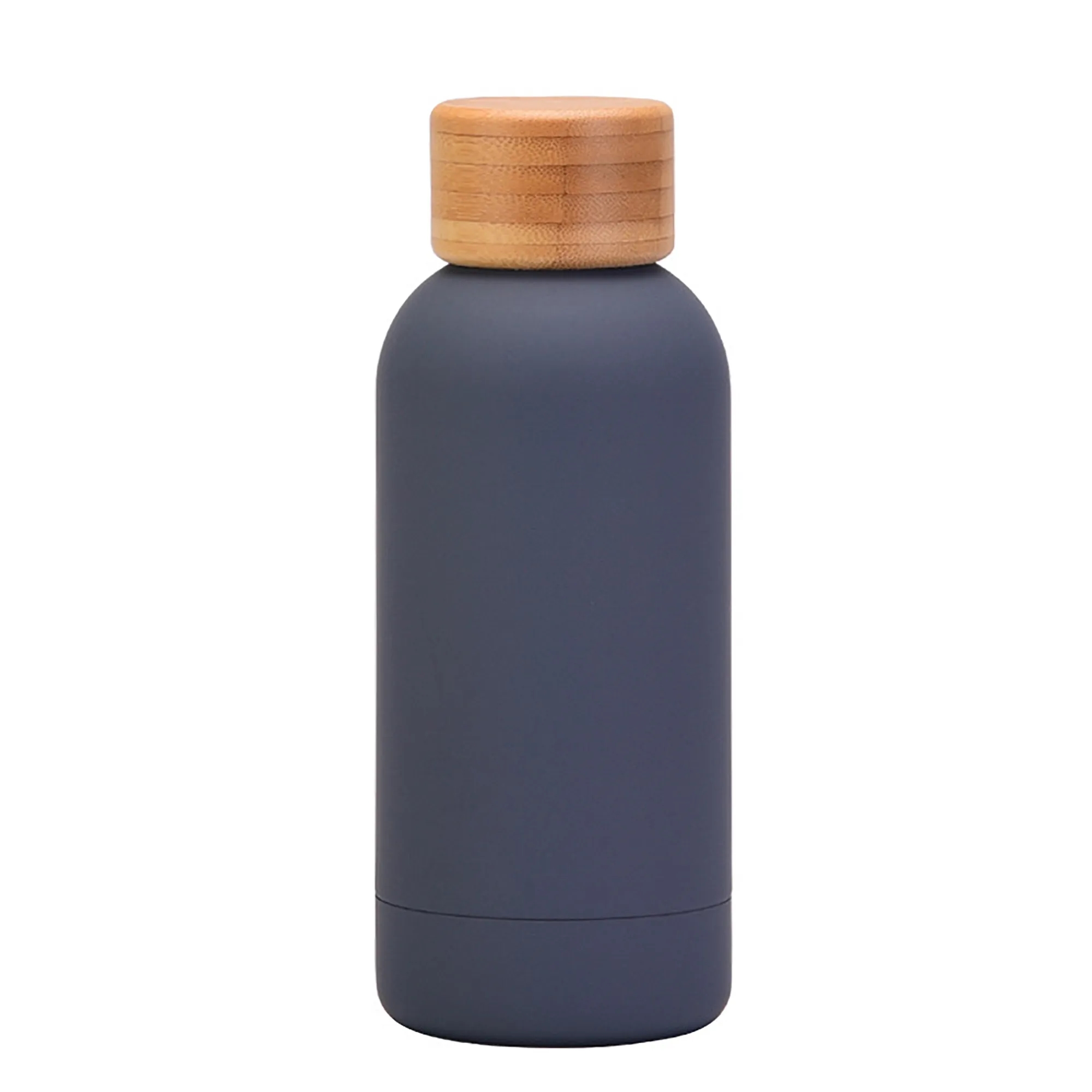 MOQ 50 12oz Stainless Steel Tumbler with Bamboo Lid 10