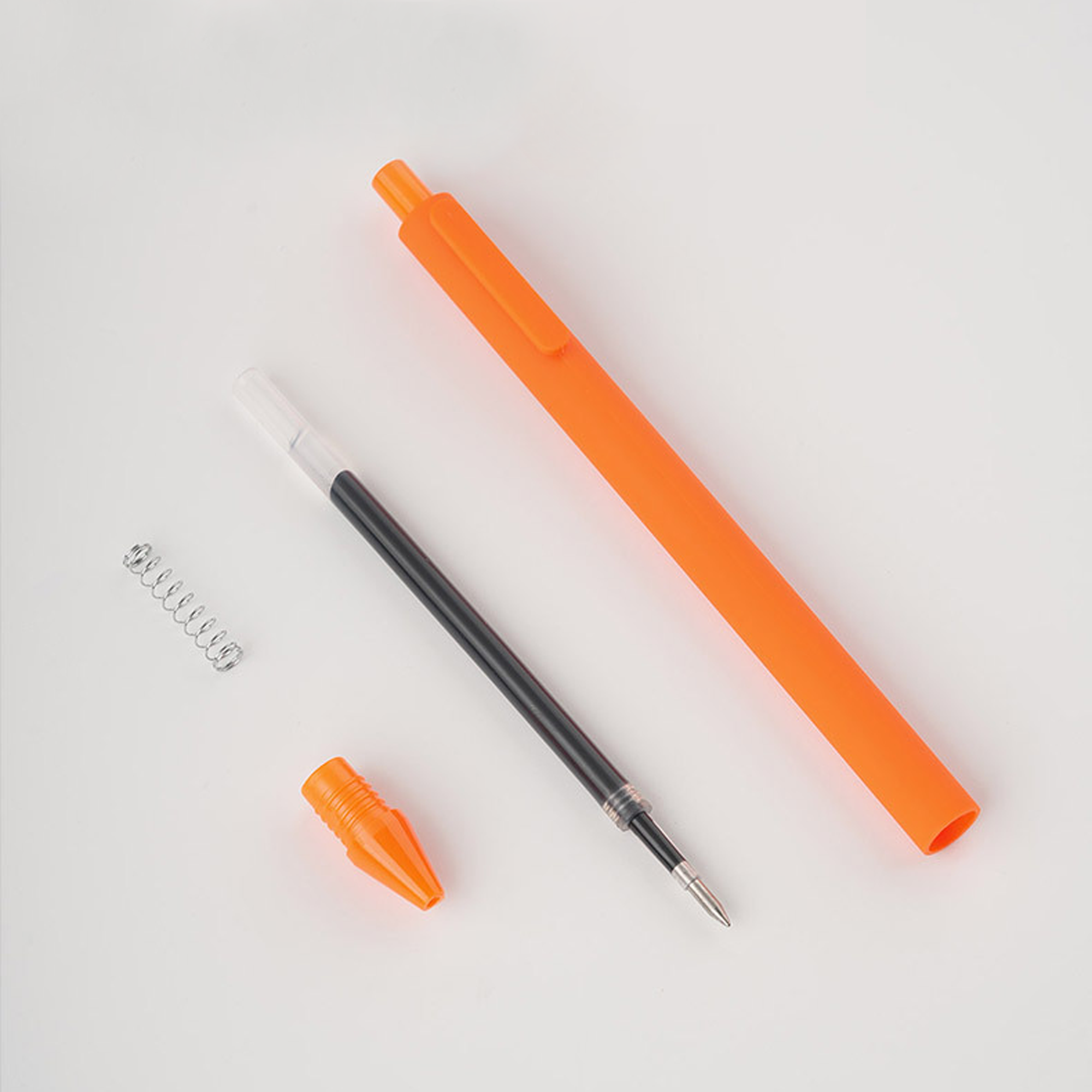 Customised Logo Push Action Pen With Frosted Textured Casing 3