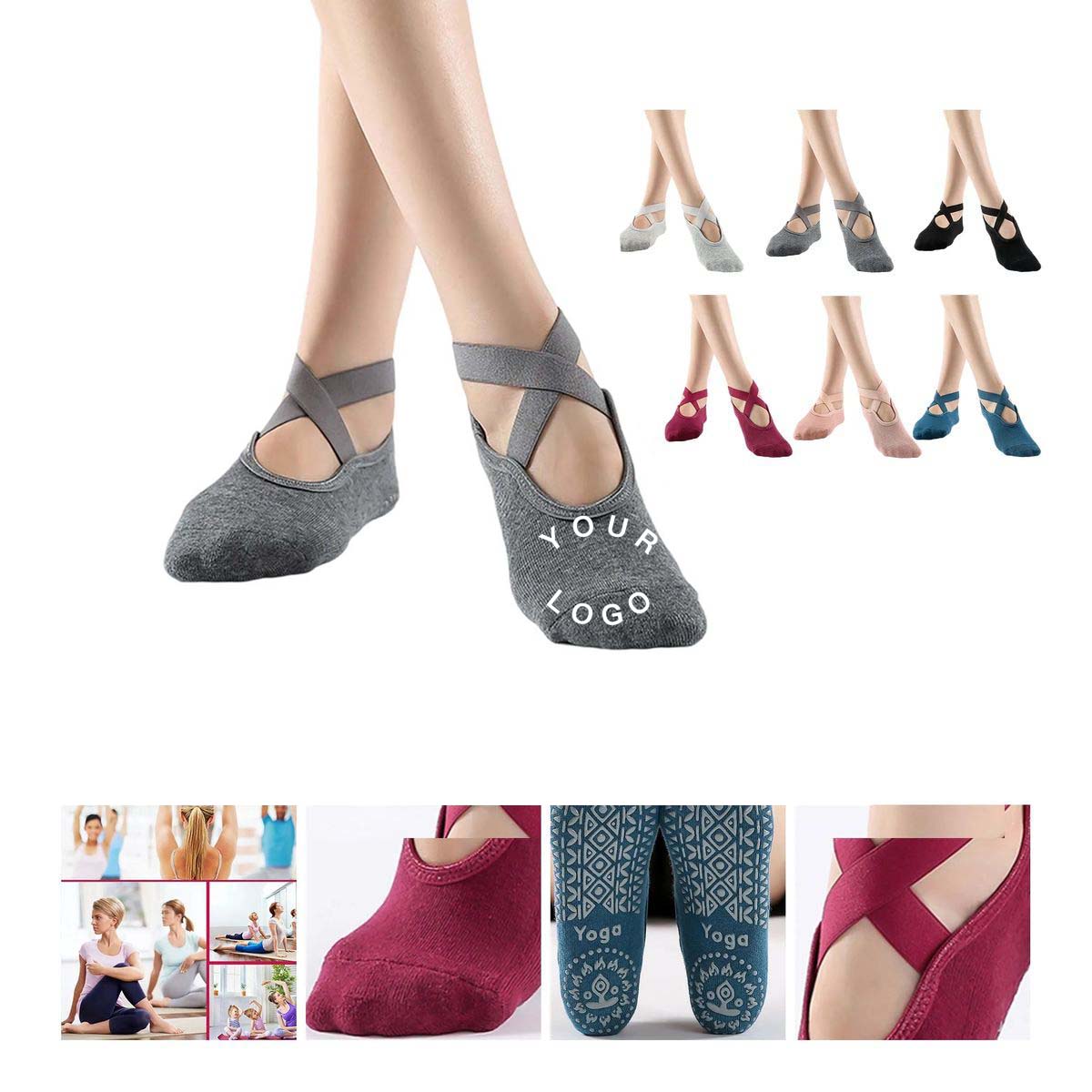 Yoga Socks with Shock Absorbing Cushion 3