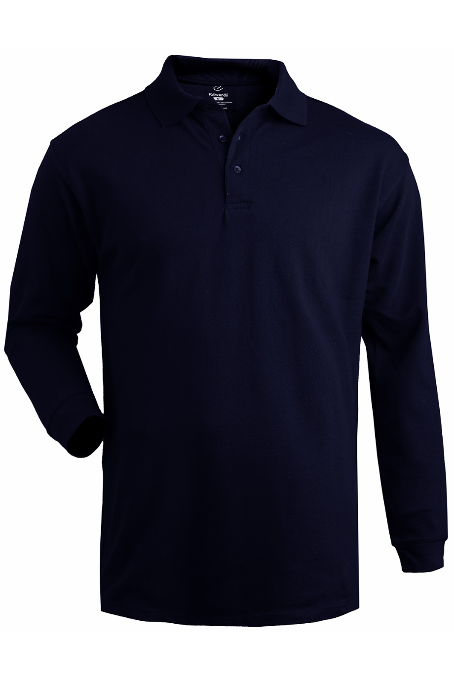 Blended Pique Long Sleeve Polo