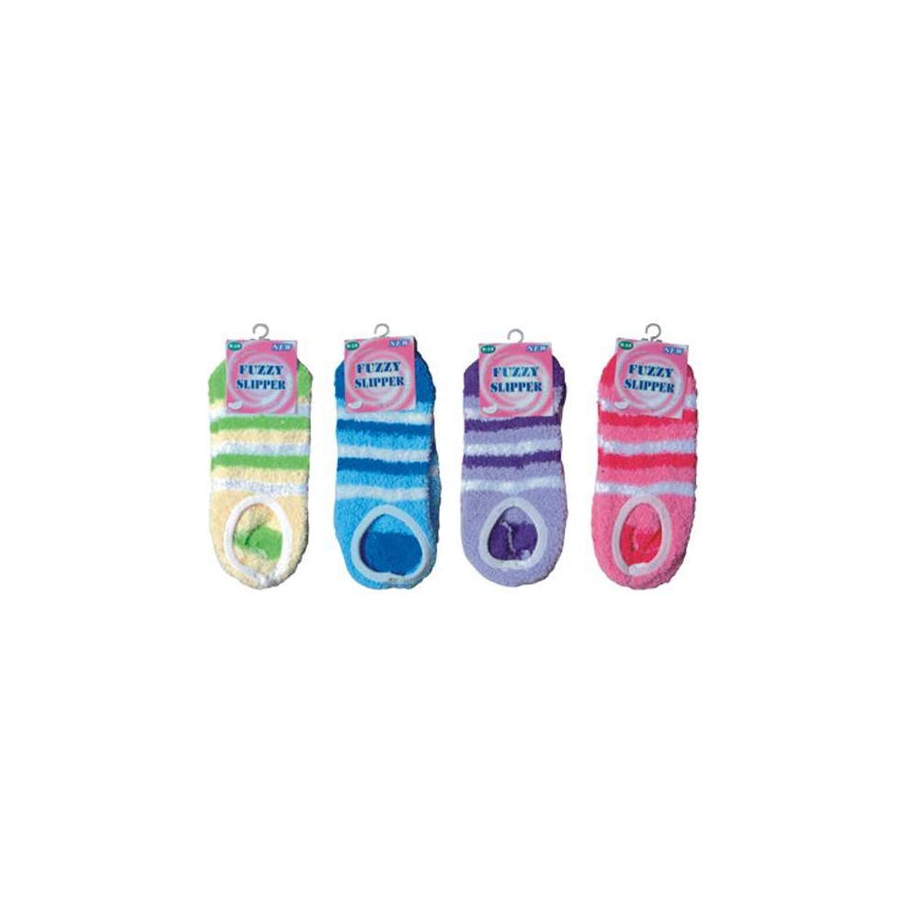 Fuzzy Slipper Socks - Assorted 2