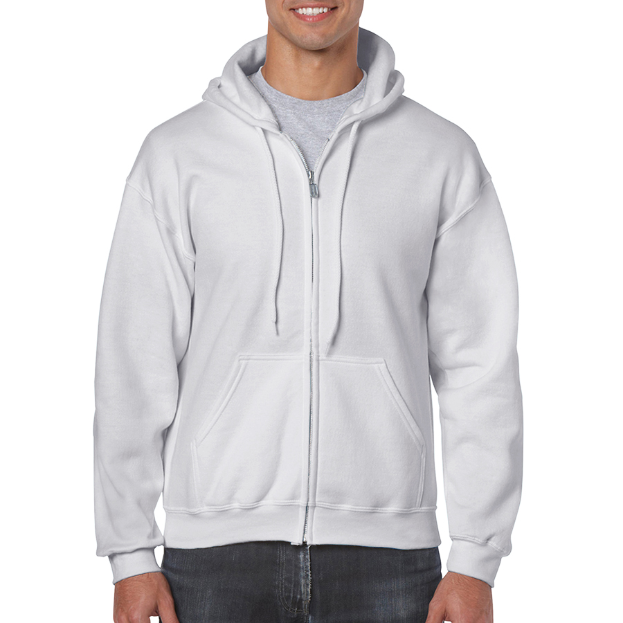 Gildan Adult Full Zip Hooded Sweatshirt