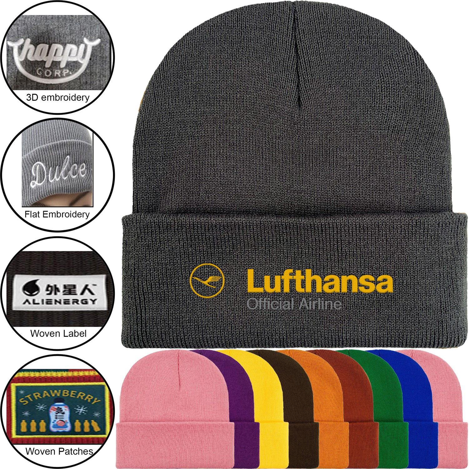 Premium Knitted Cuffed Beanie 4