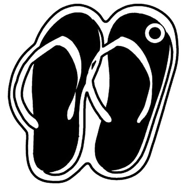 Sandals Key Tag - Spot Color 1