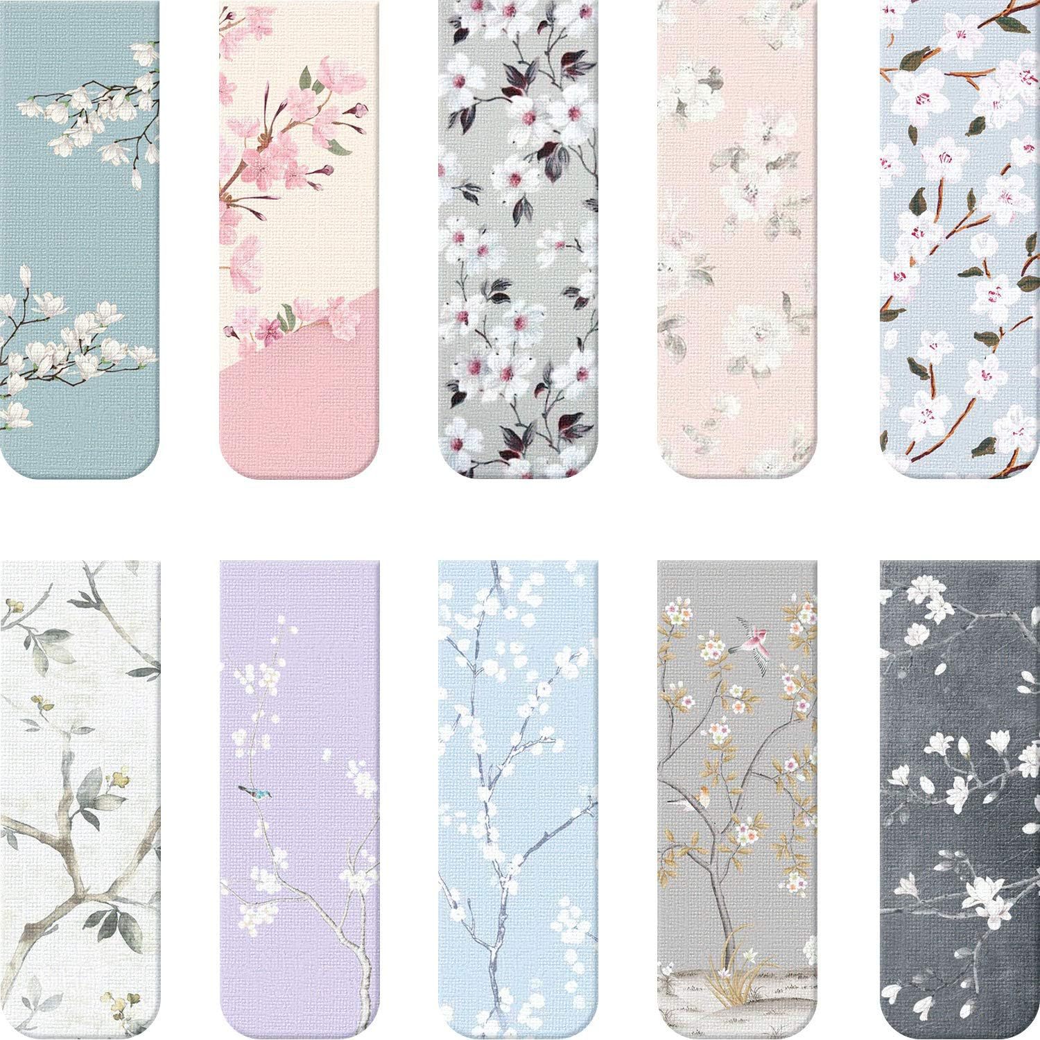 Stylish Magnetic Bookmarks Set of 10 9