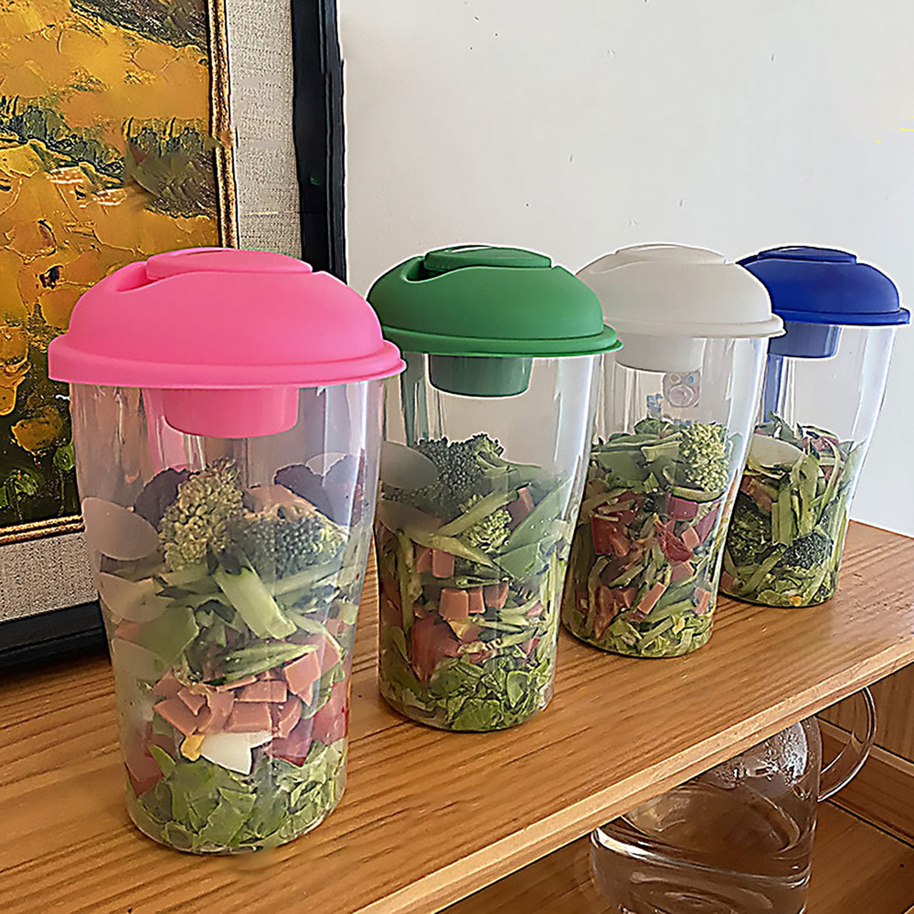 Salad Cup With Fork 1