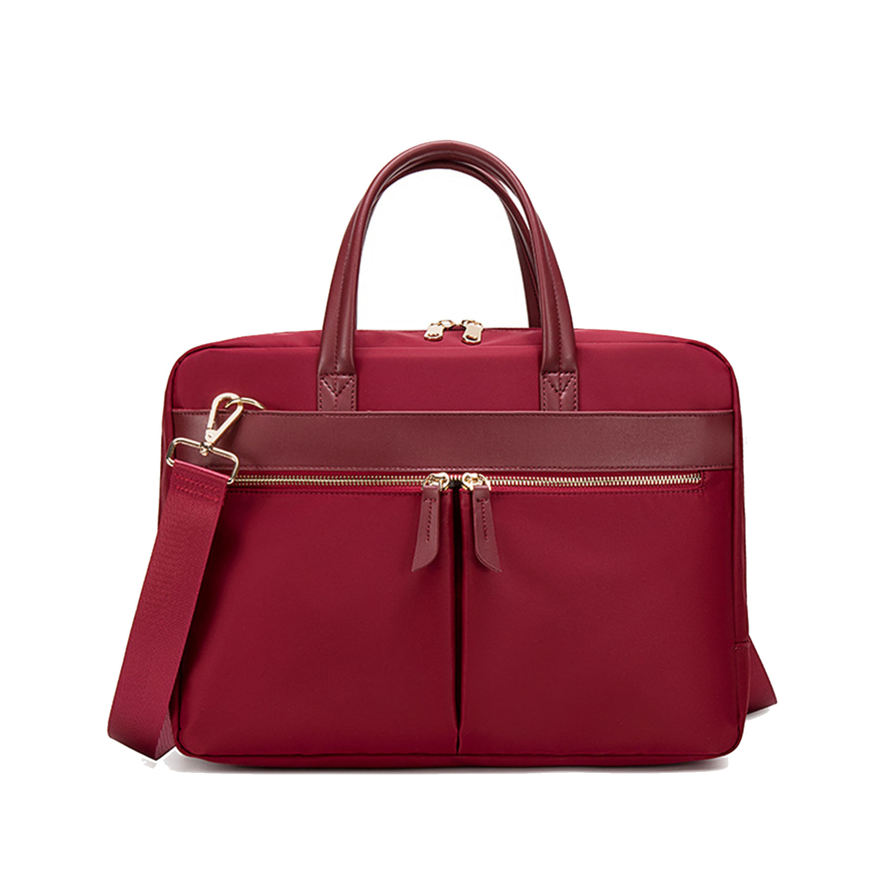Polyester 15.6 inch handheld crossbody laptop bag 5