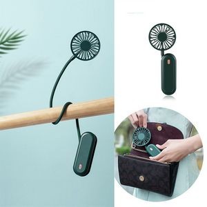 Mini Desk Flexible Folding Neck Hung Wearable Fan 5