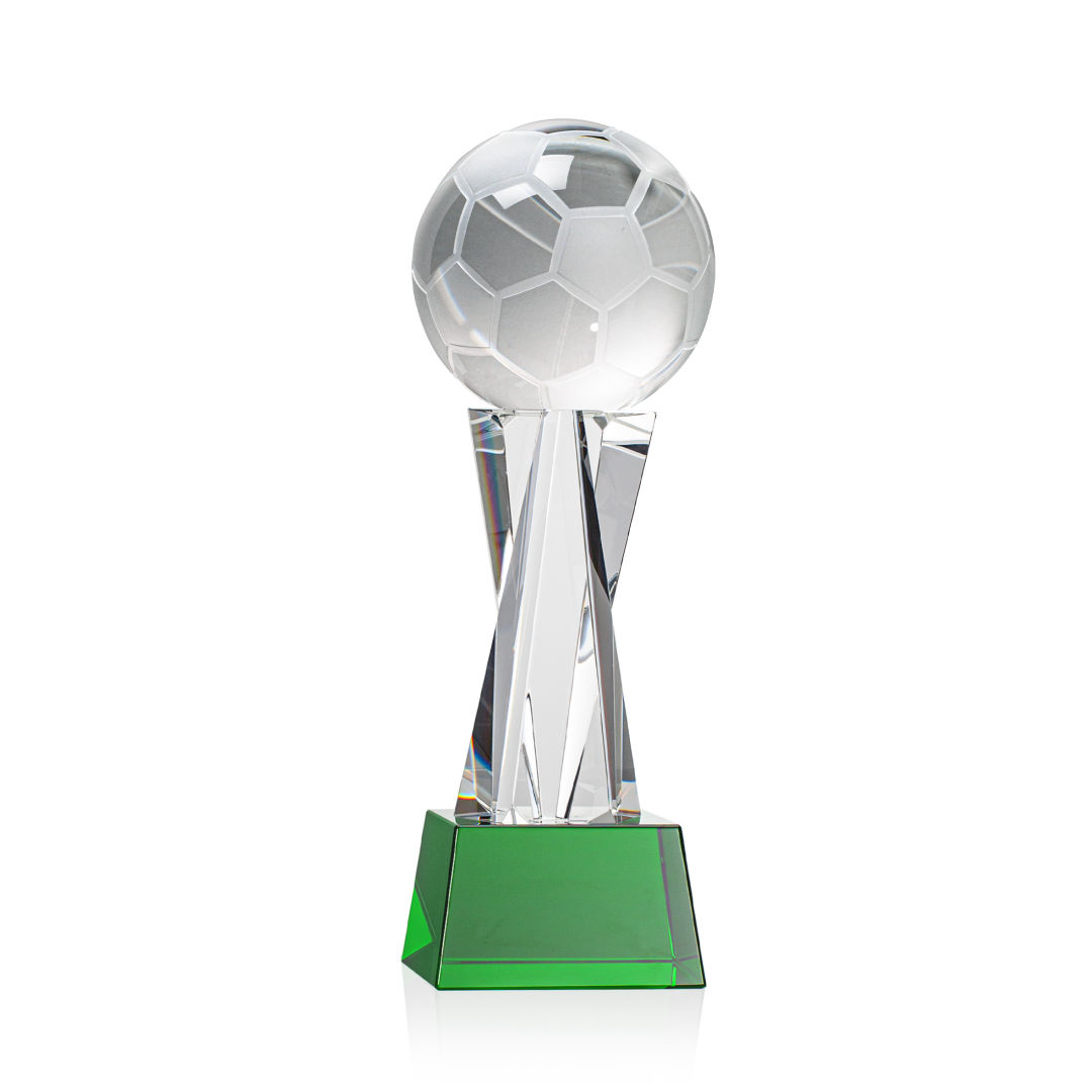 Soccer Ball Award on Grafton Base - Green 8