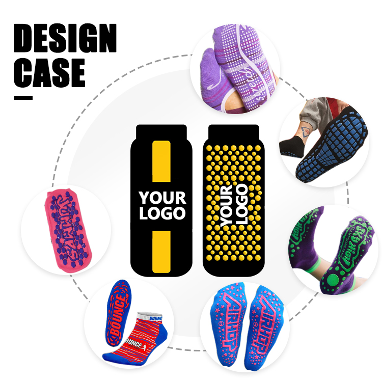Anti Slip Grip Crew Socks 2