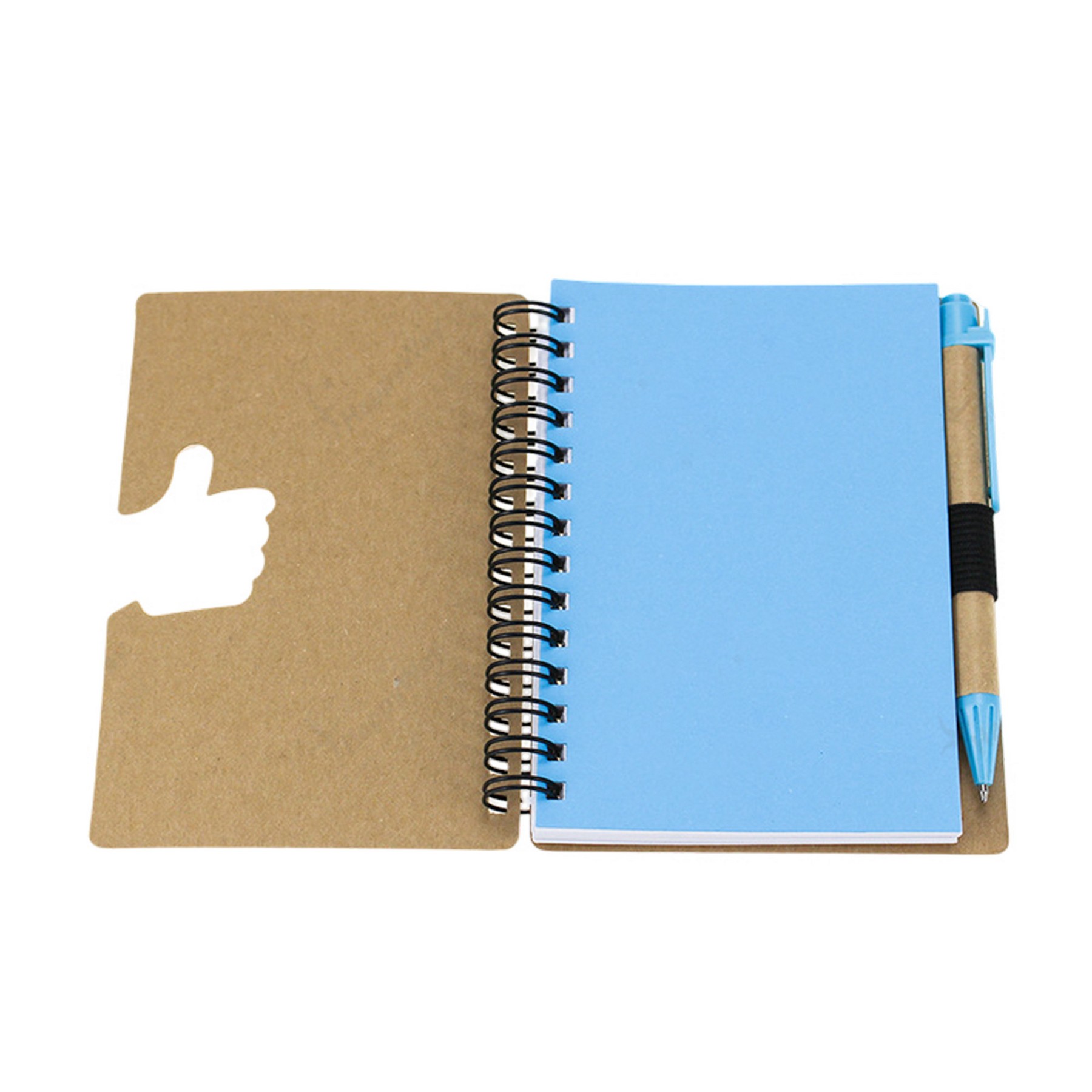 Thumb Up Eco Spiral Notebook W/Pen 1