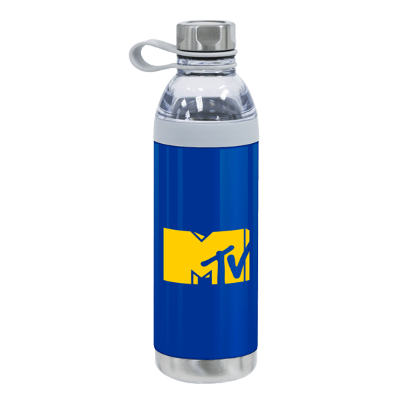 Dual Opening Stainless Steel Water Bottle - 20 Oz., custom water bottle with logo imprint 31