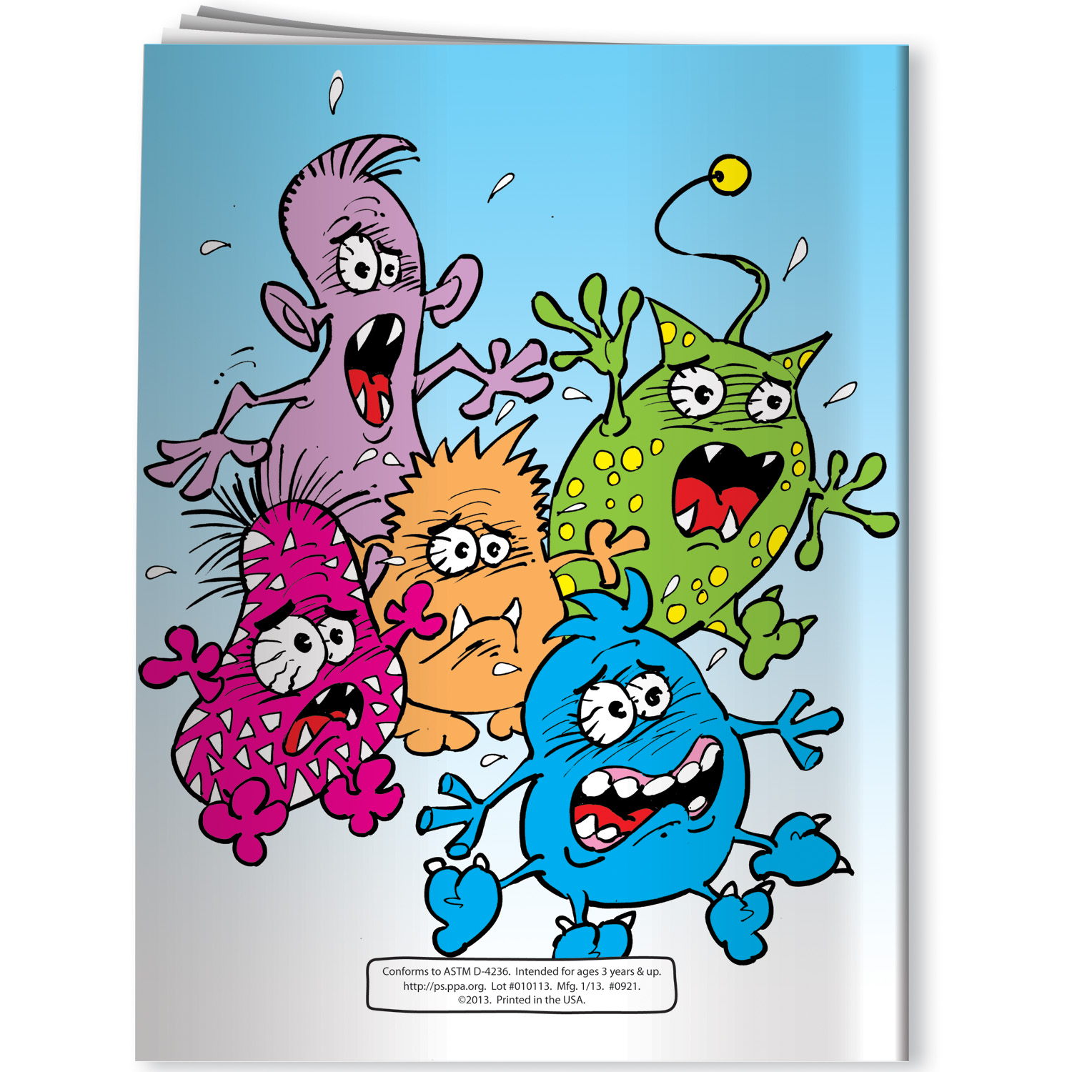 Coloring Book - Vaccines Keep the Creepy Crawlies Away: Immunize Today 3