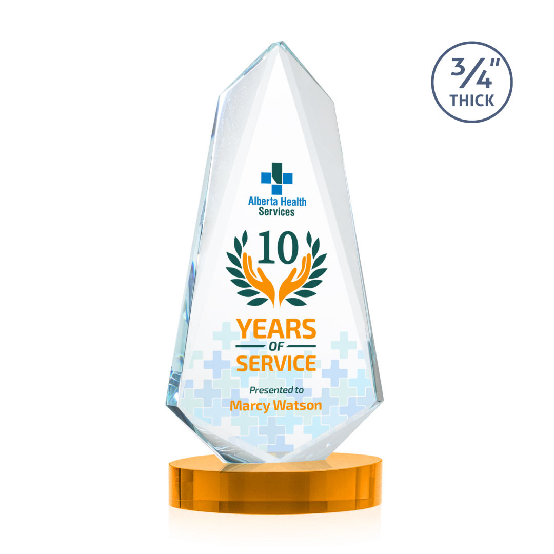 Sheridan VividPrint™ Award on Alberton Base - Amber 2