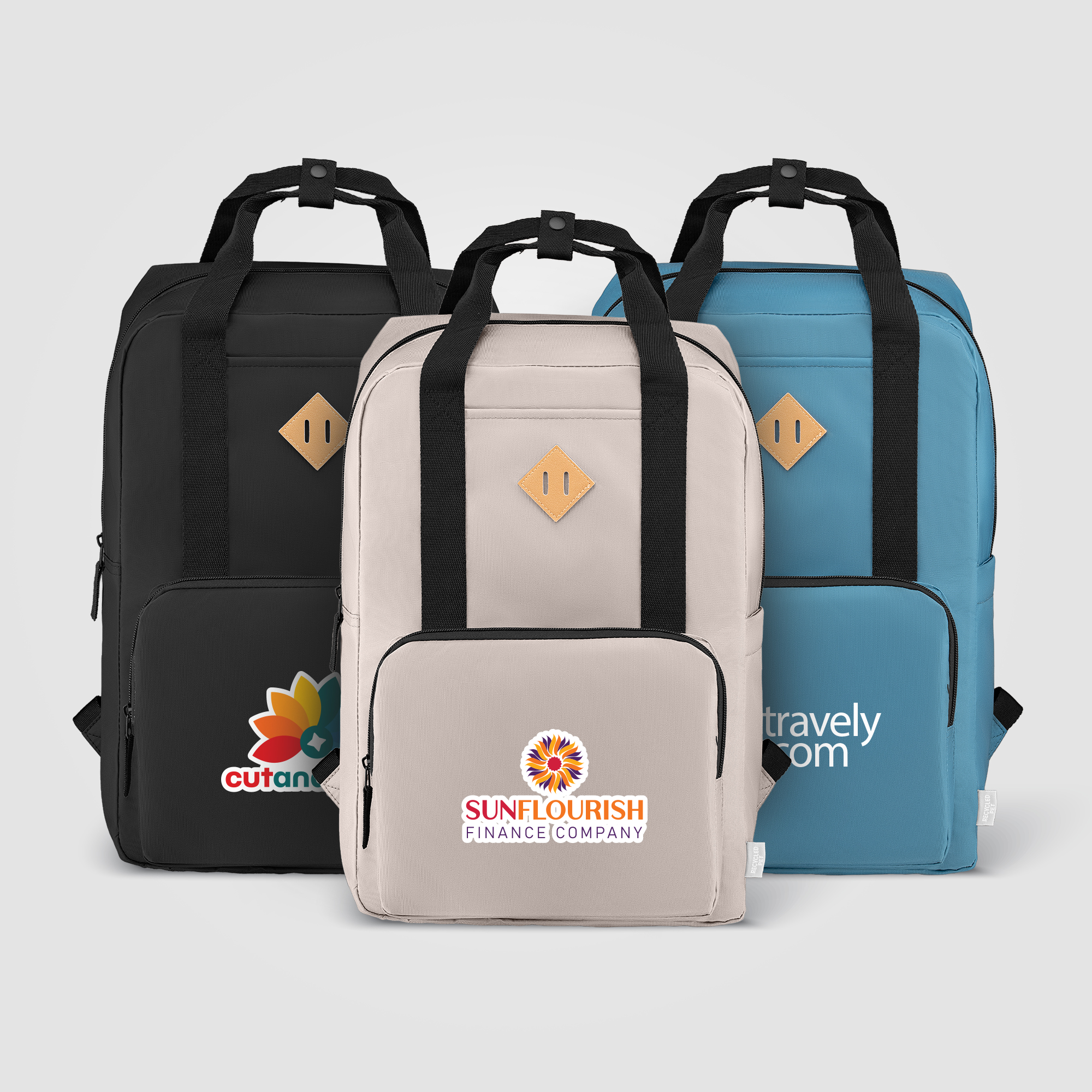 Majesty 300D rPET 15 inch Laptop Adjustable Strap Backpack - 16L 9