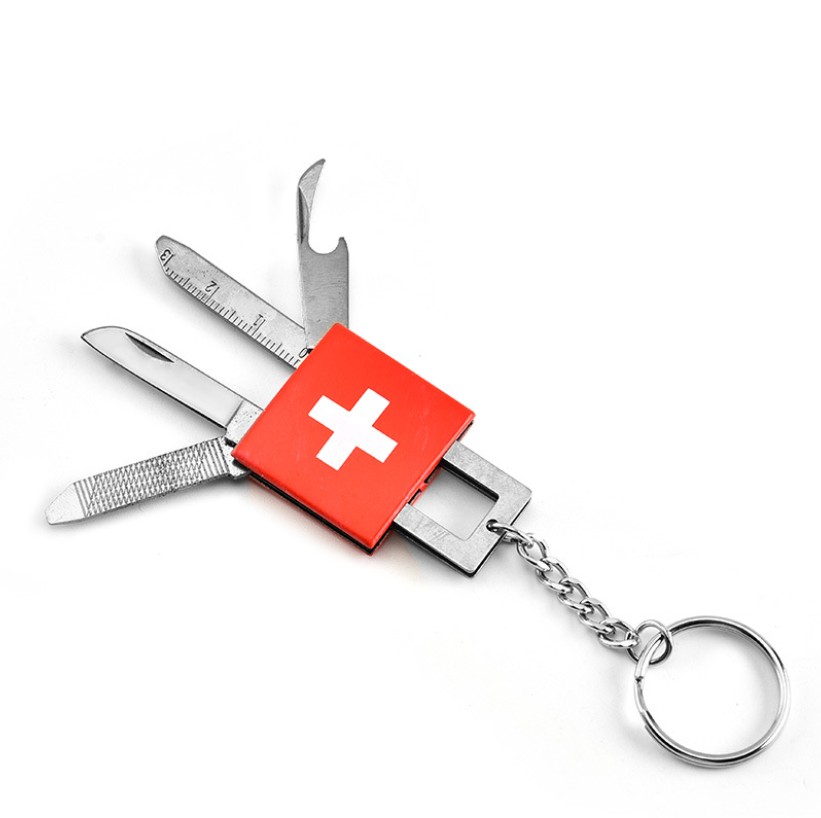 Stainless Steel Key Chain Pocket Multi-Tool 4