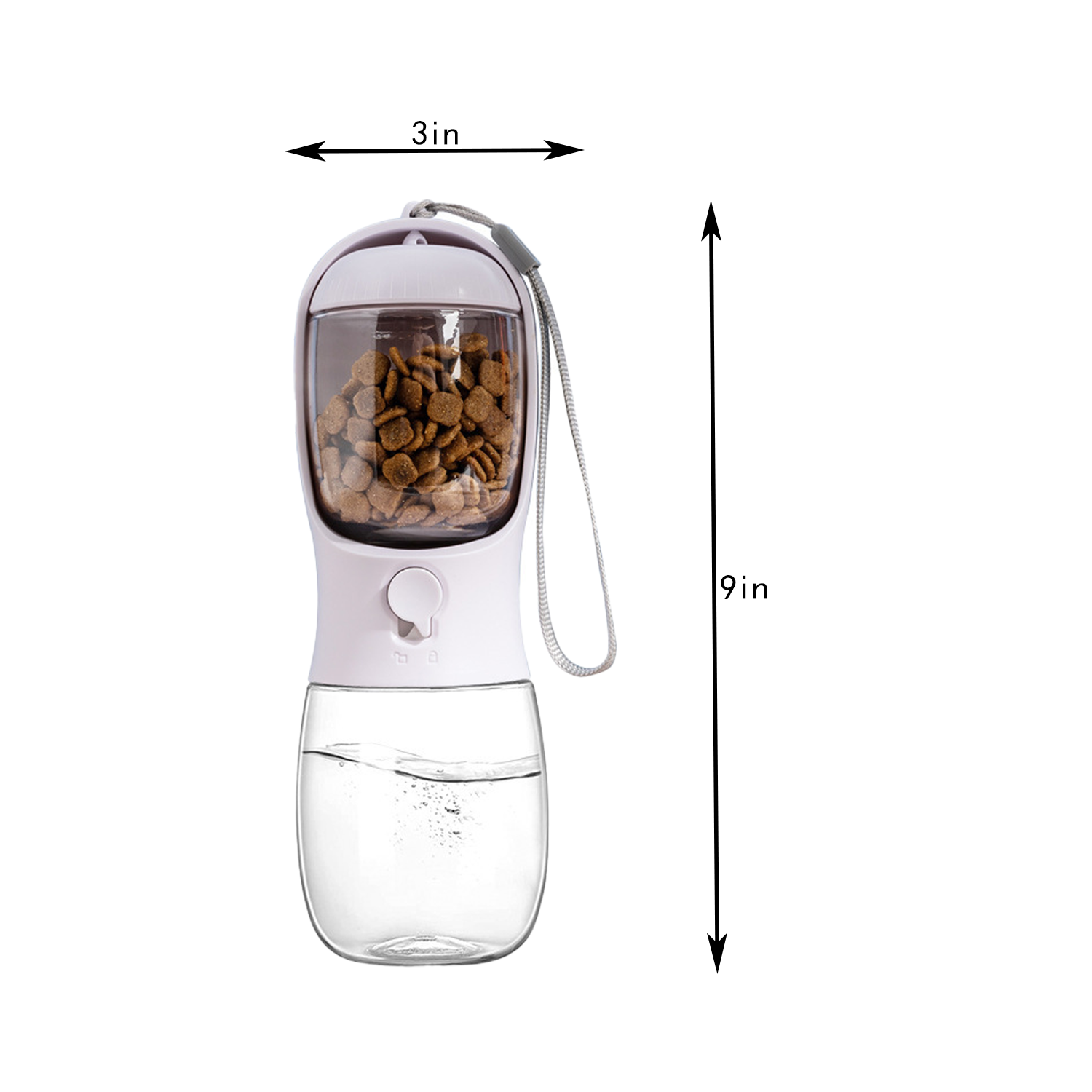 10oz Portable Pet Water Bottle Feeder for Outdoor Travel 2