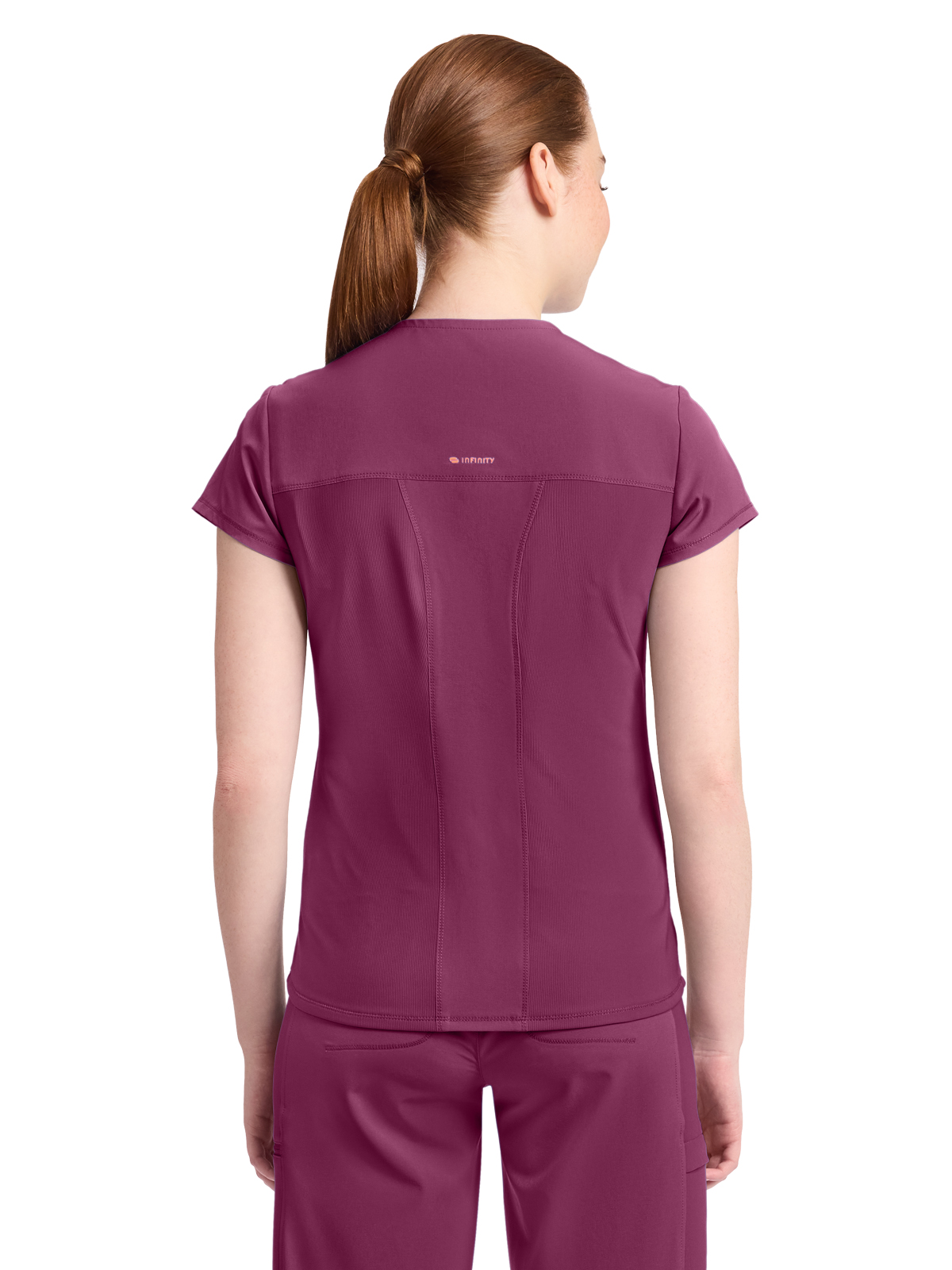 Infinity GNR8 - Women's 2-Pocket Mock-Wrap V-Neck Top 27