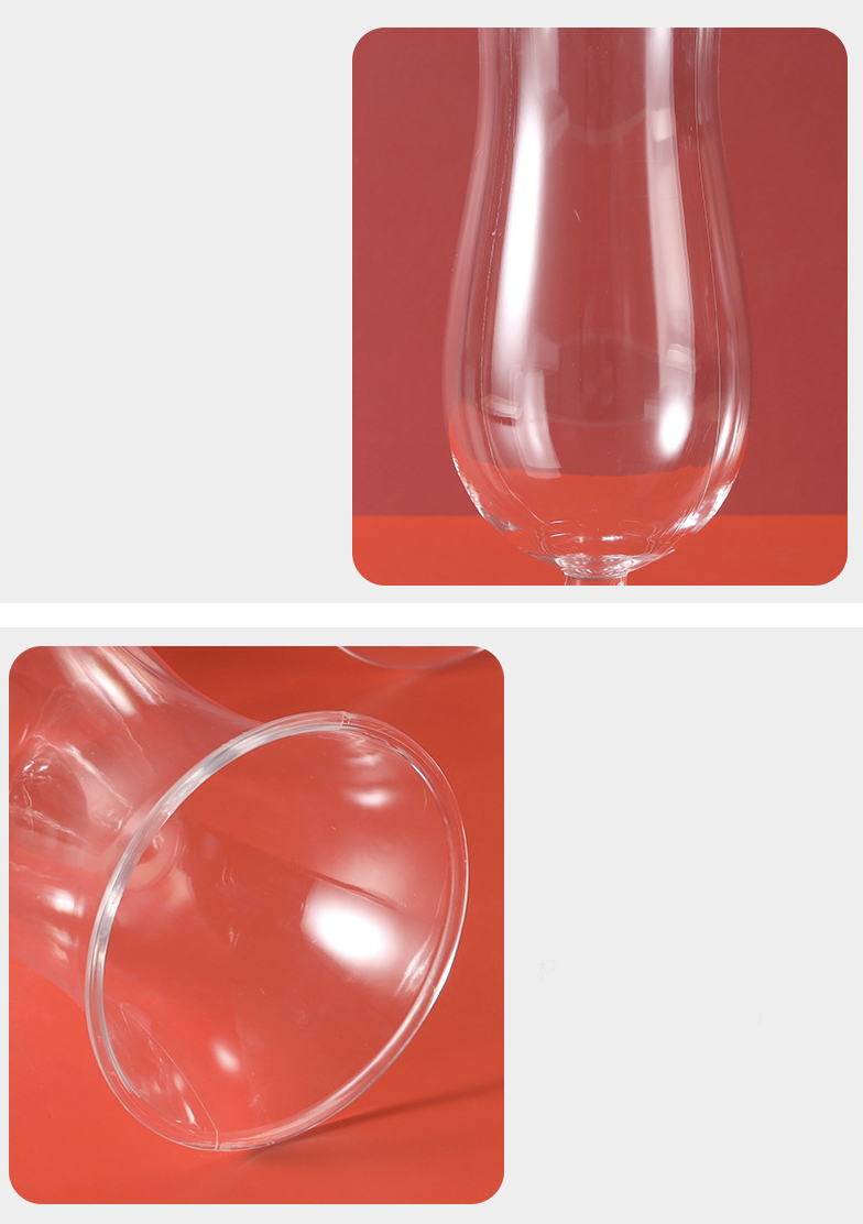 15oz Resistant Plastic Hurricane Glasses 6