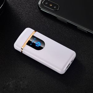 Sleek Round Angle Rectangle Electric Arc Lighter USB Charging 21