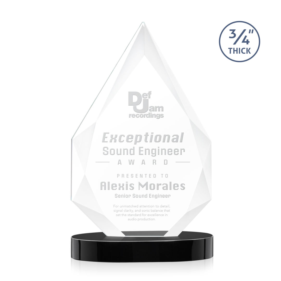 Hawthorne Award on Alberton Base - Black 6