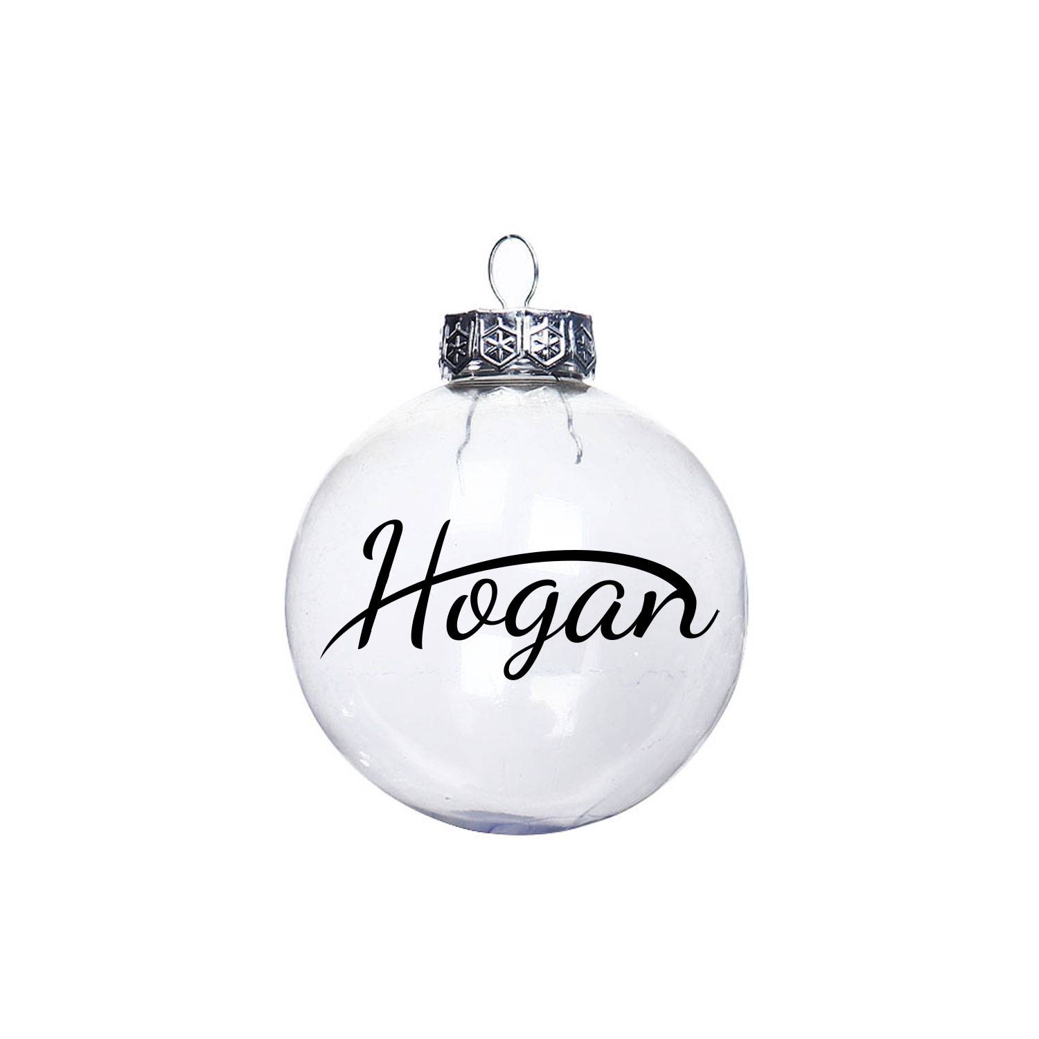 Clear Plastic Christmas Ball 2
