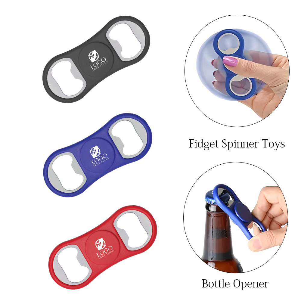 Custom Fun Bottle Opener Fidget Spinner, custom kitchen gadget with logo imprint 9