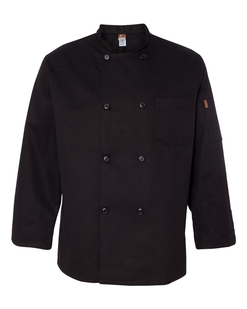 Black Traditional Chef Coat - KT76 2