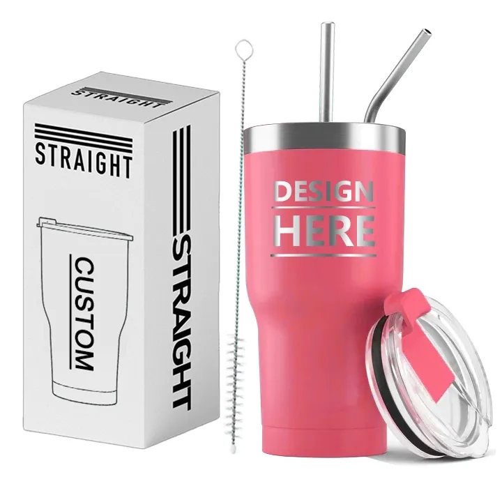 Stainless Steel Insulated Water Bottle with Straws 7