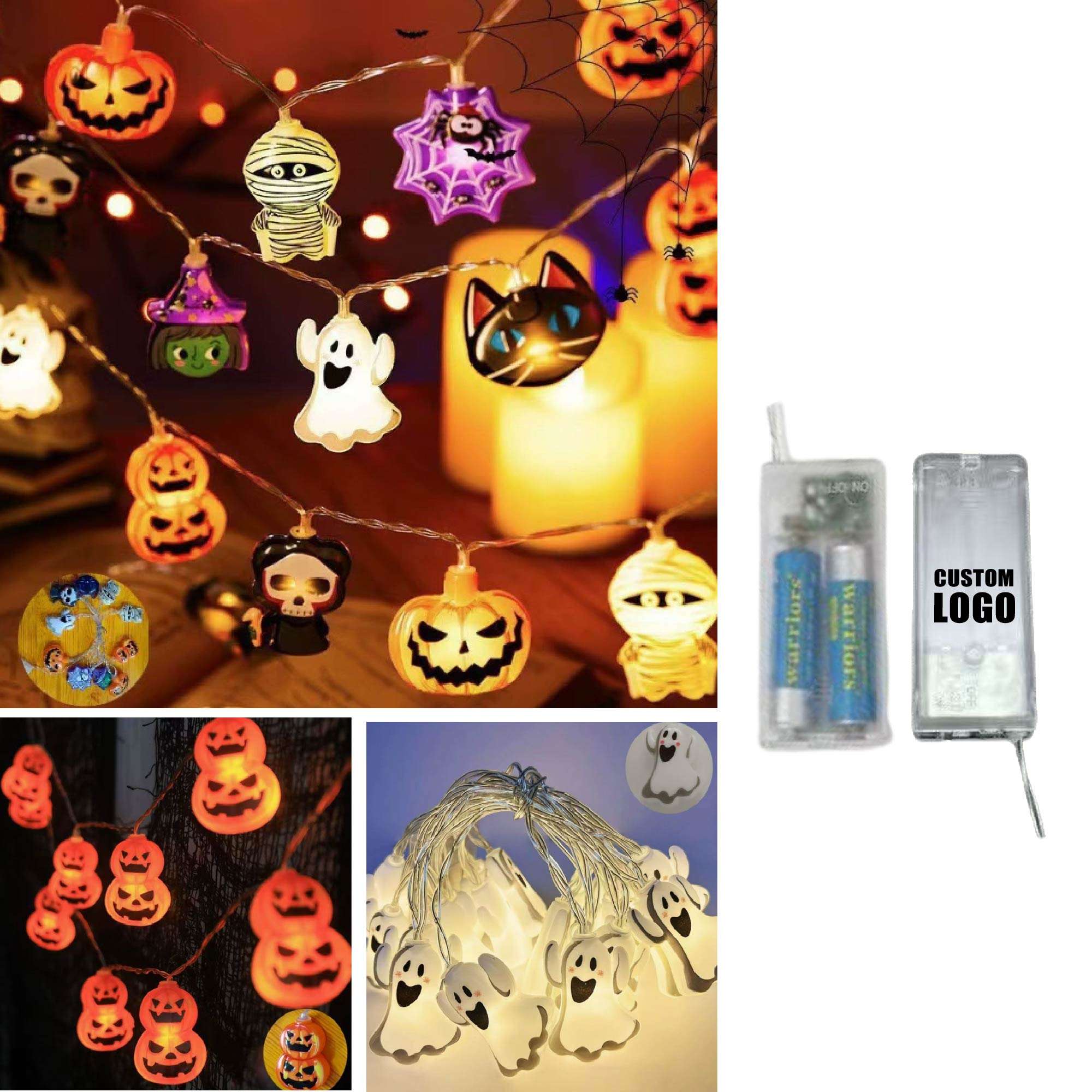 MOQ 10 pcs Halloween LED String Lights 3