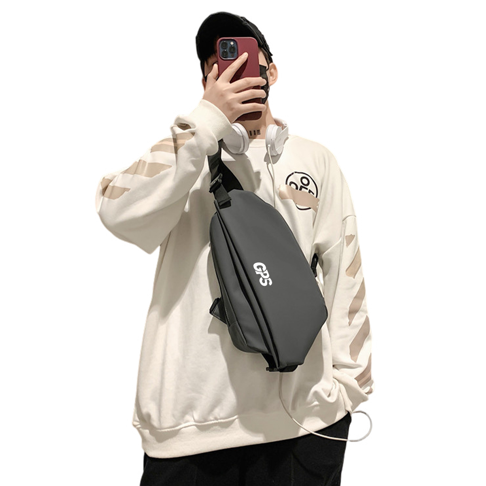 7 " Fashionable Waterproof Men's Chest Bag 3