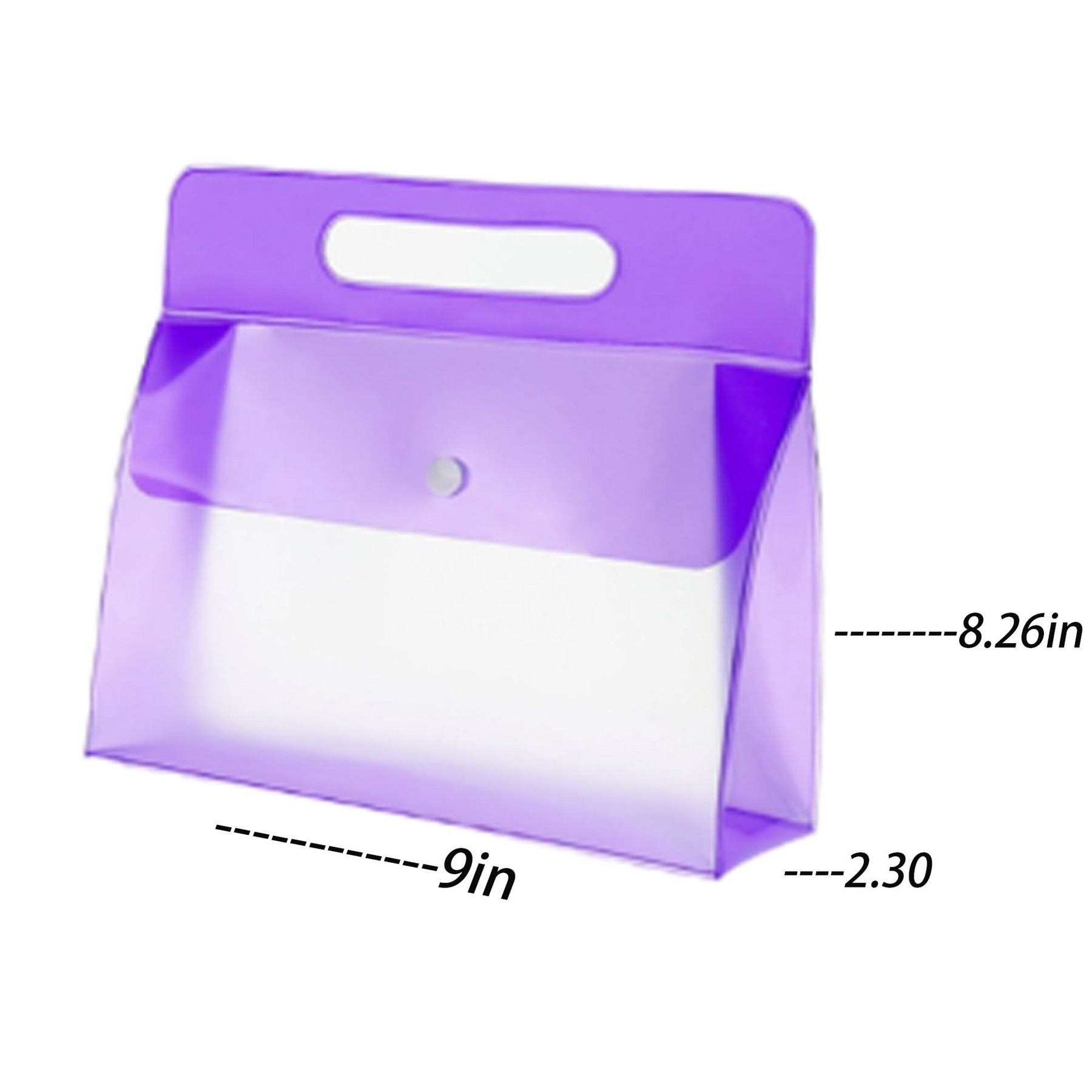 Transparent Tote Button Bag 3
