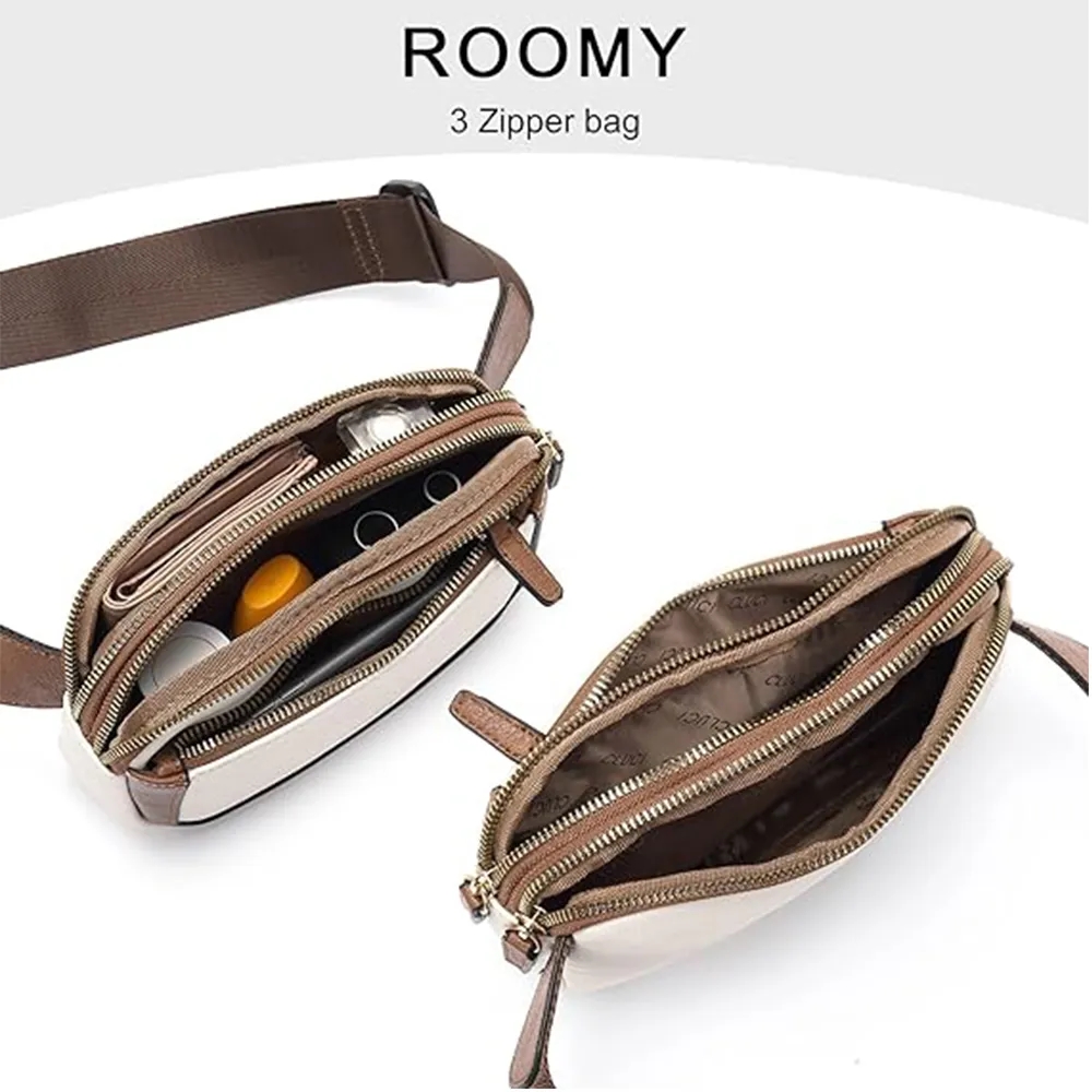 Vegan Leather Crossbody Waist Belt Bag 5