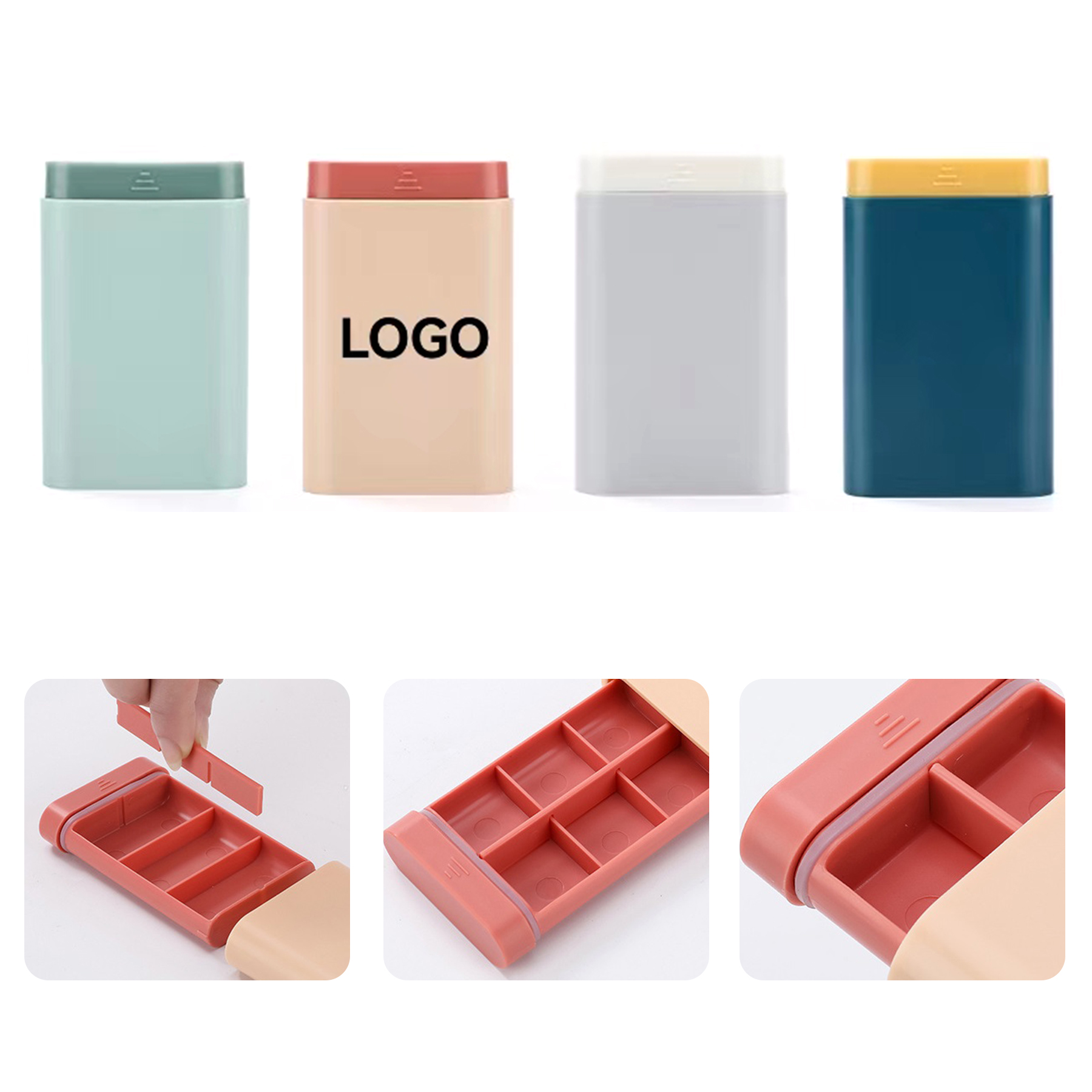 6-Compartment Medicine Box 2