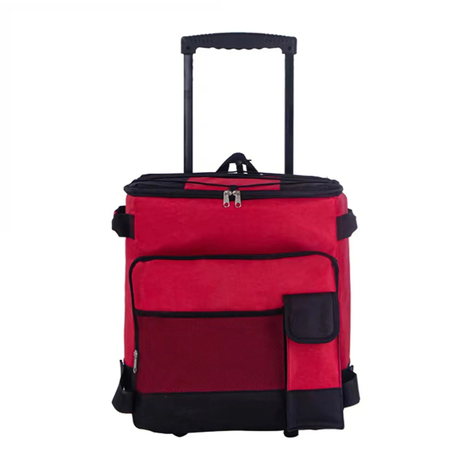 Leakproof Wheeled Collapsible Cooler Bag With Handle 2