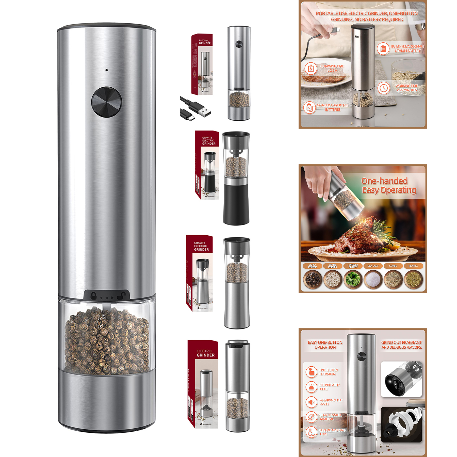 Pepper Grinder Pepper Mill 1