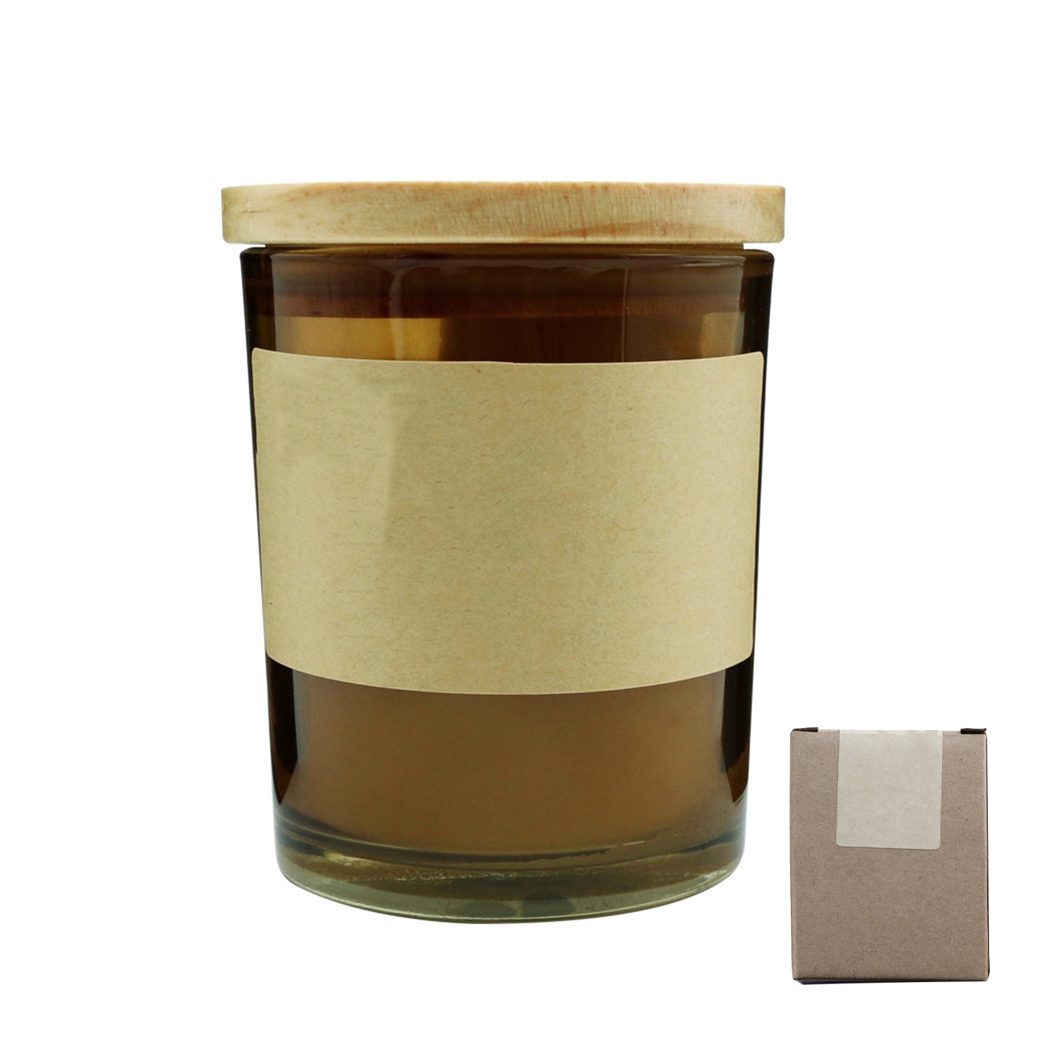 12 Oz. Soy Wax Aromatherapy Candles In Glass W/ Wood Lids 3