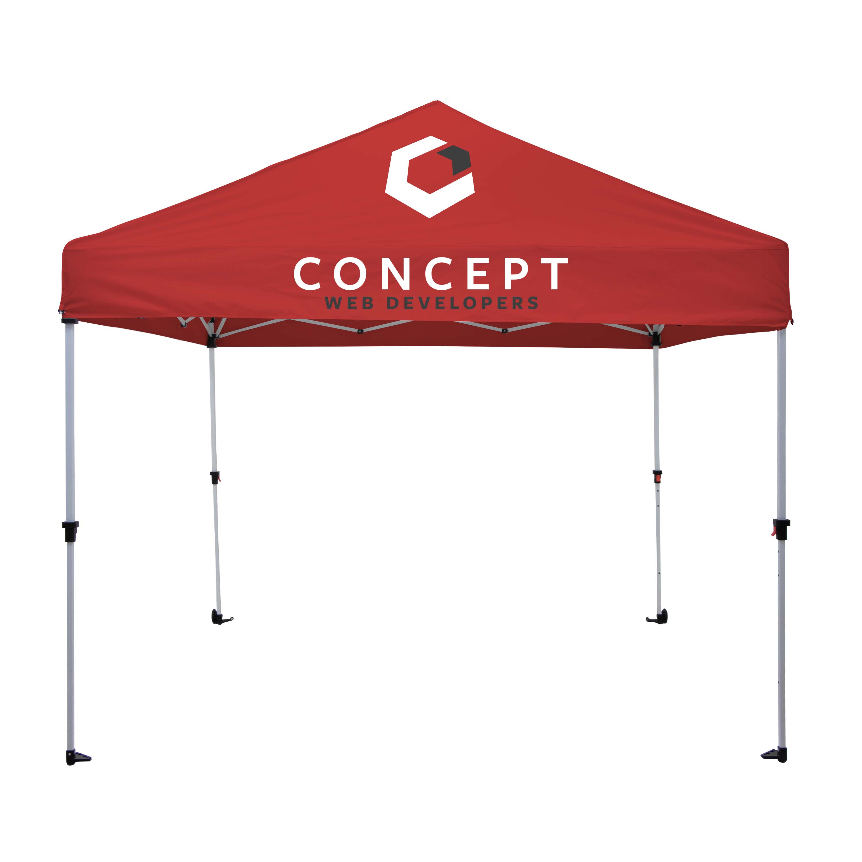 10' Omni Tent Kit (Full-Color Imprint, 4 Locations) 8
