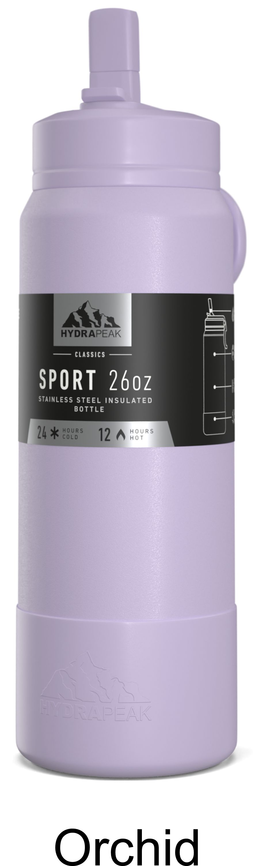 26 oz Hydrapeak Sport Straw Water Bottle LIFETIME WARRANTY!, custom water bottle with logo imprint 19